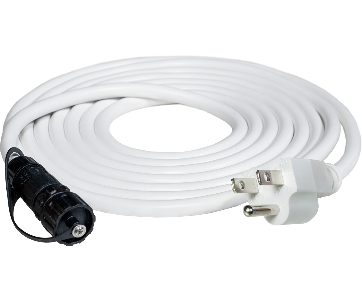PHOTOBIO 10' 110-120V PHOTOBIO VP Harness, 5-15P, 18AWG (White)