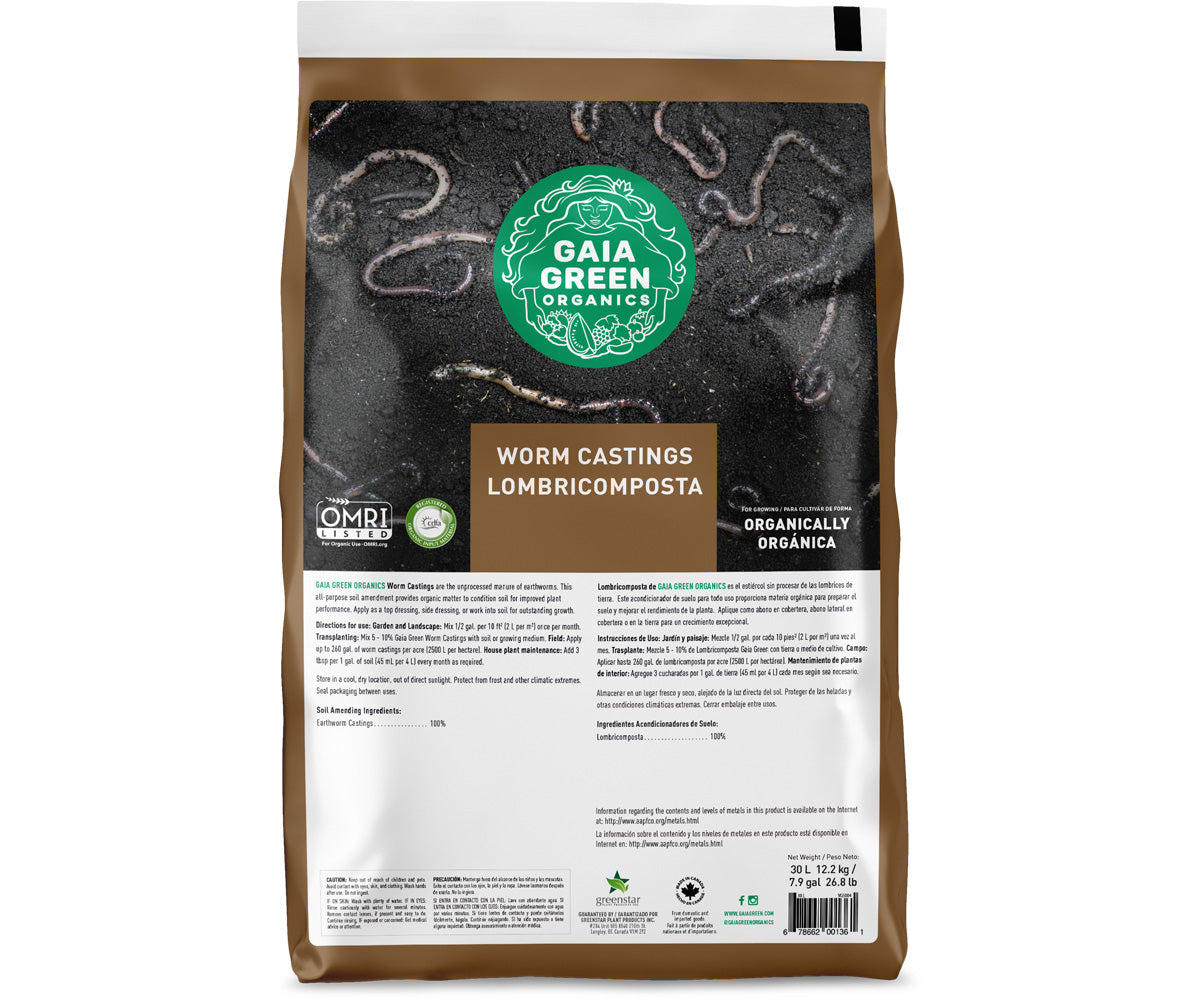 Gaia Green Gaia Green - Worm Castings 30L U.S. (NA02)