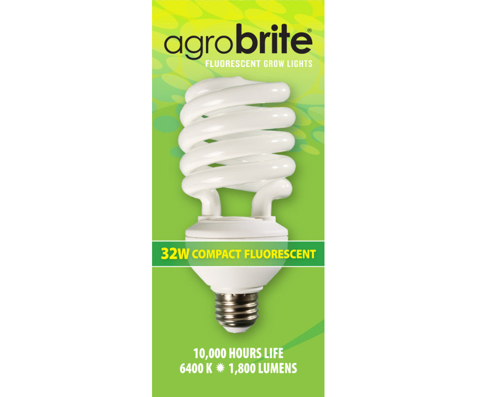 Agrobrite Agrosun CFL 32W/6400K (160W Equiv) (12/cs)