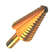 Active Aqua Titanium Step Drill Bit 1/4" to 1 3/8"