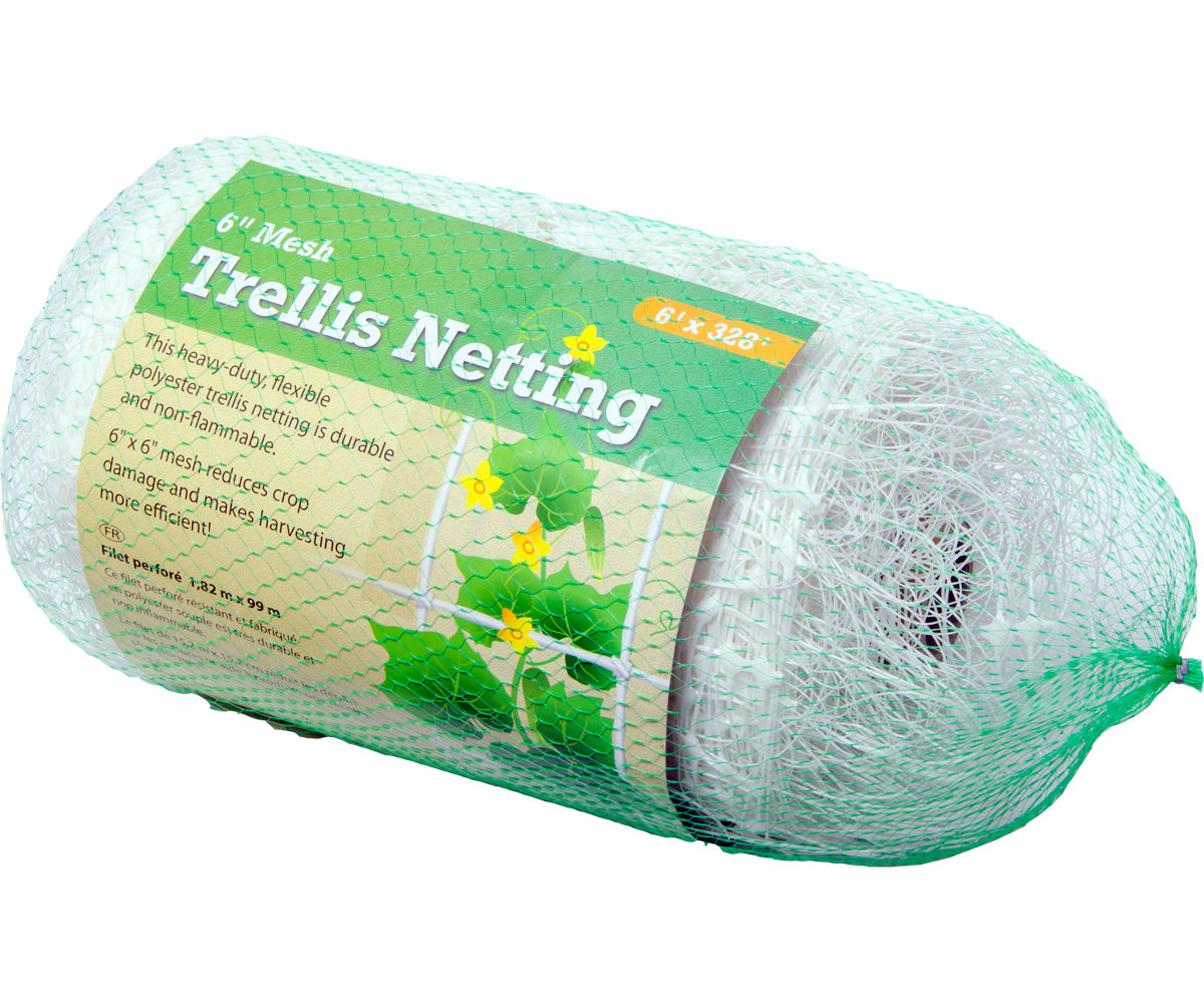 Hydrofarm Trellis Netting 6" Mesh, non-woven, 6' x 328'