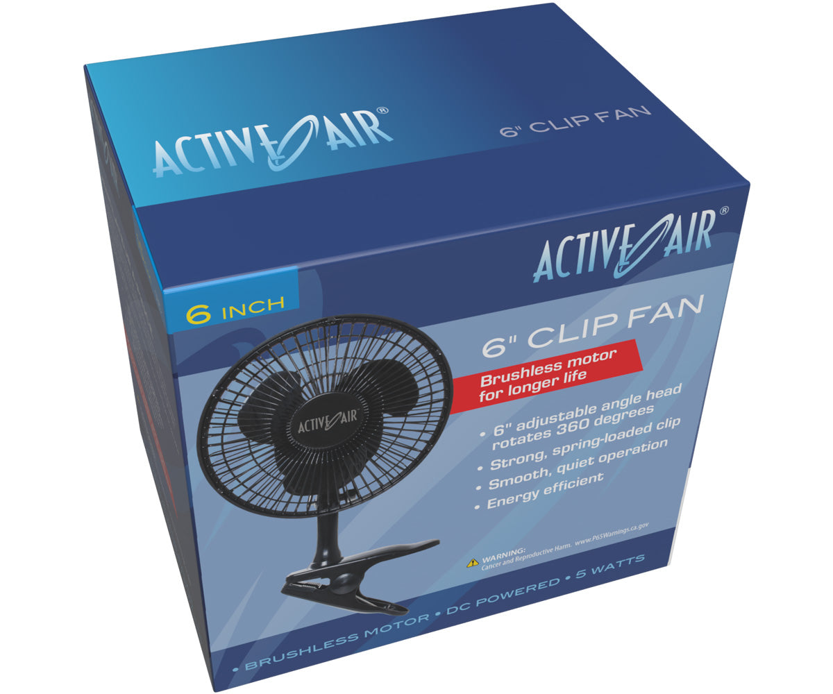 Active Air Active Air 6in Clip Fan, 5W (16/cs)