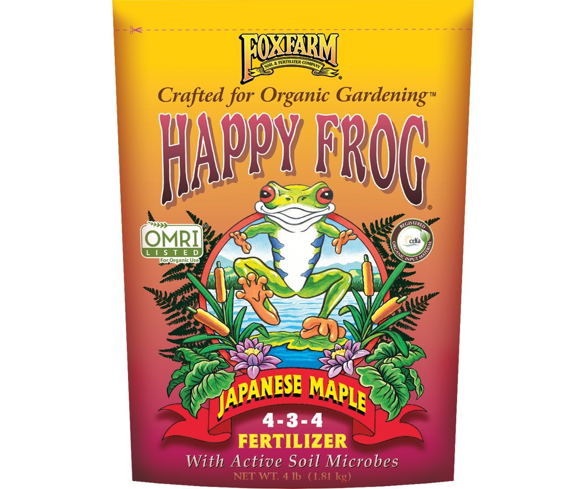 FoxFarm Happy Frog Japanese Maple Dry Fertilizer 4 lb bag