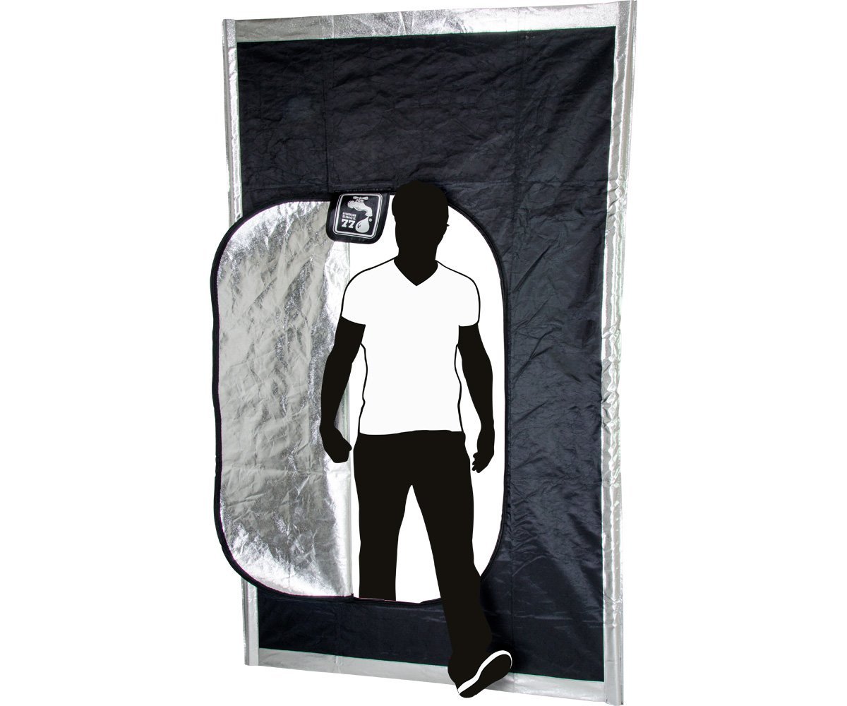 Hydrofarm Black Hatch Zipper Door