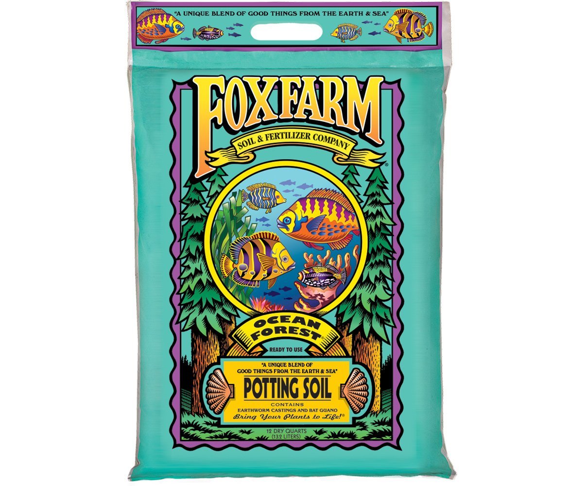 Hydrofarm FoxFarm Ocean Forest Potting Soil, 12 qt