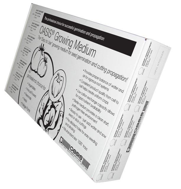 Oasis Oasis Rootcubes 1-1/4", case of 20 sheets