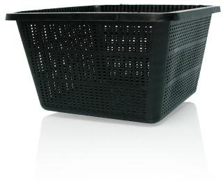 Hydrofarm 9" Square Basket, bag of 24