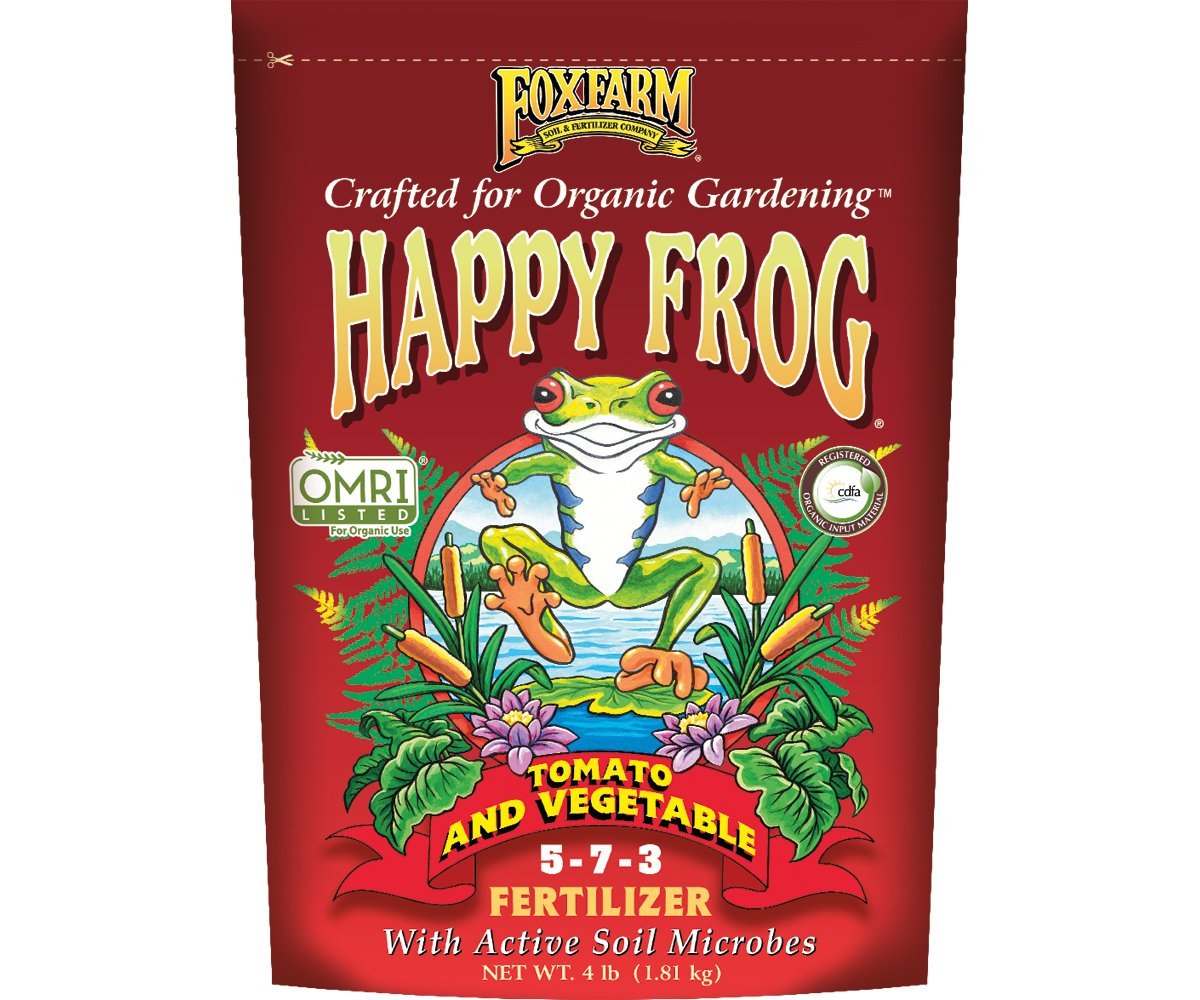 FoxFarm Happy Frog Tomato & Vegetable Dry Fertilizer 4 lb bag