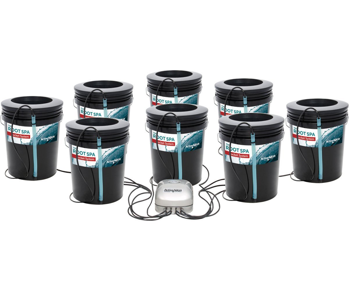 Hydrofarm Active Aqua Root Spa 8 Bucket System 5 gal