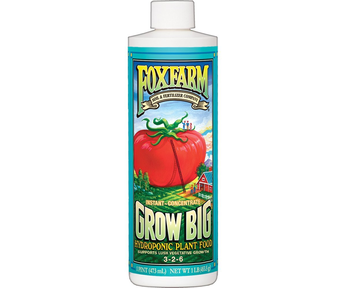 Hydrofarm FoxFarm Grow Big?? Hydro Liquid Concentate, 1 pt