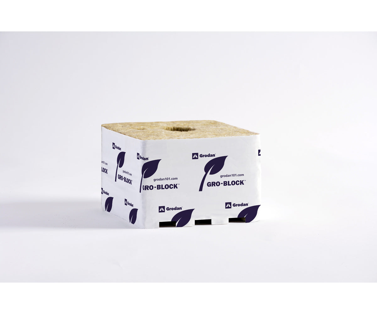 Grodan Grodan Gro-Block, Jumbo Improved 6" x 6" 4" case of 64