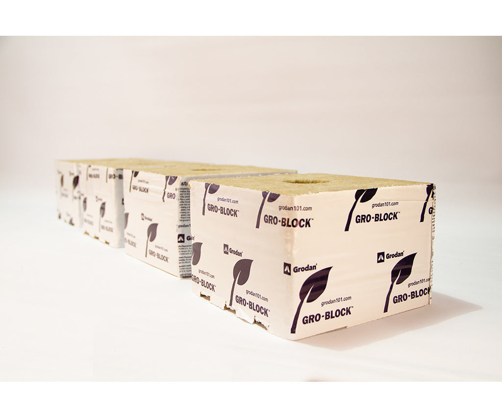 Grodan Grodan Gro-Block, Jumbo Improved 6" x 6" 4" case of 64