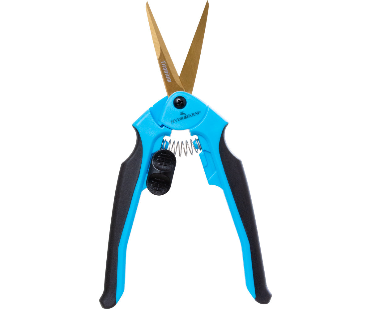 Trim Fast by Hydrofarm Ergonomic pruner Titanium curved blade