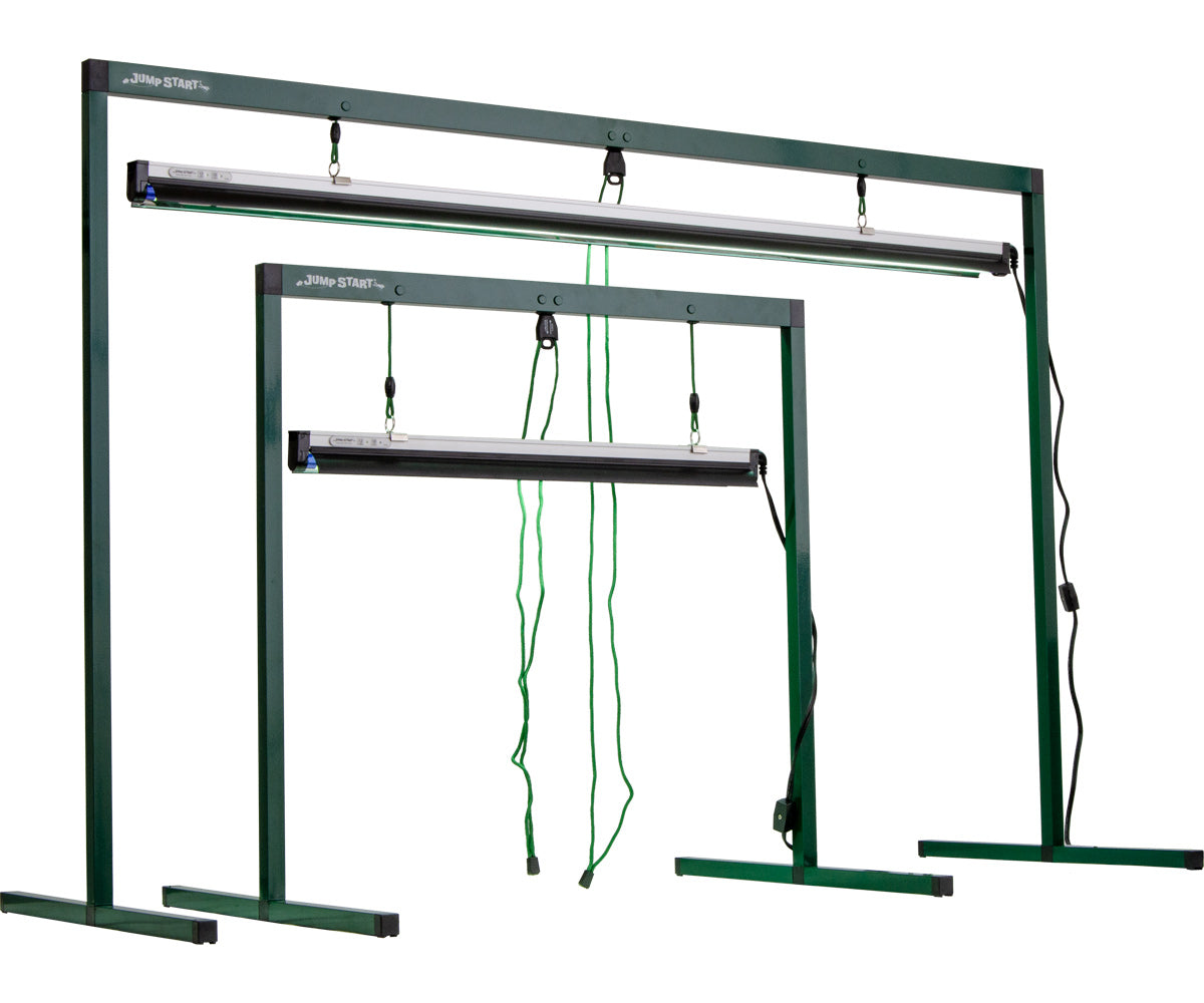 Jump Start Light Timer System, 2 ft. Stand,Fixture,Tube