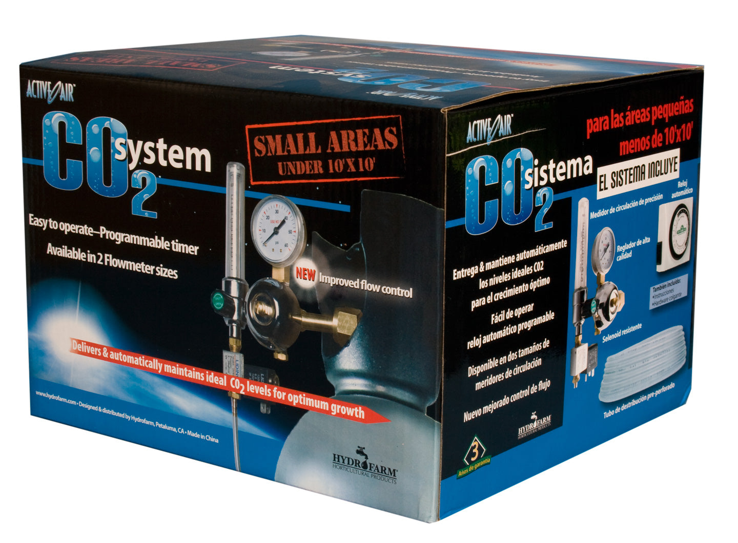 Active Air Hydrofarm CO2 (.2-2 cu ft per hour) with Timer