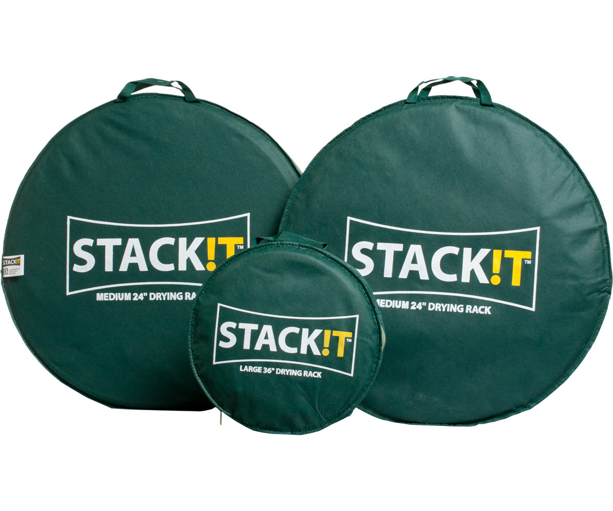 STACK!T Drying Rack w/Clips, 3 ft - Now With Center Support Strap