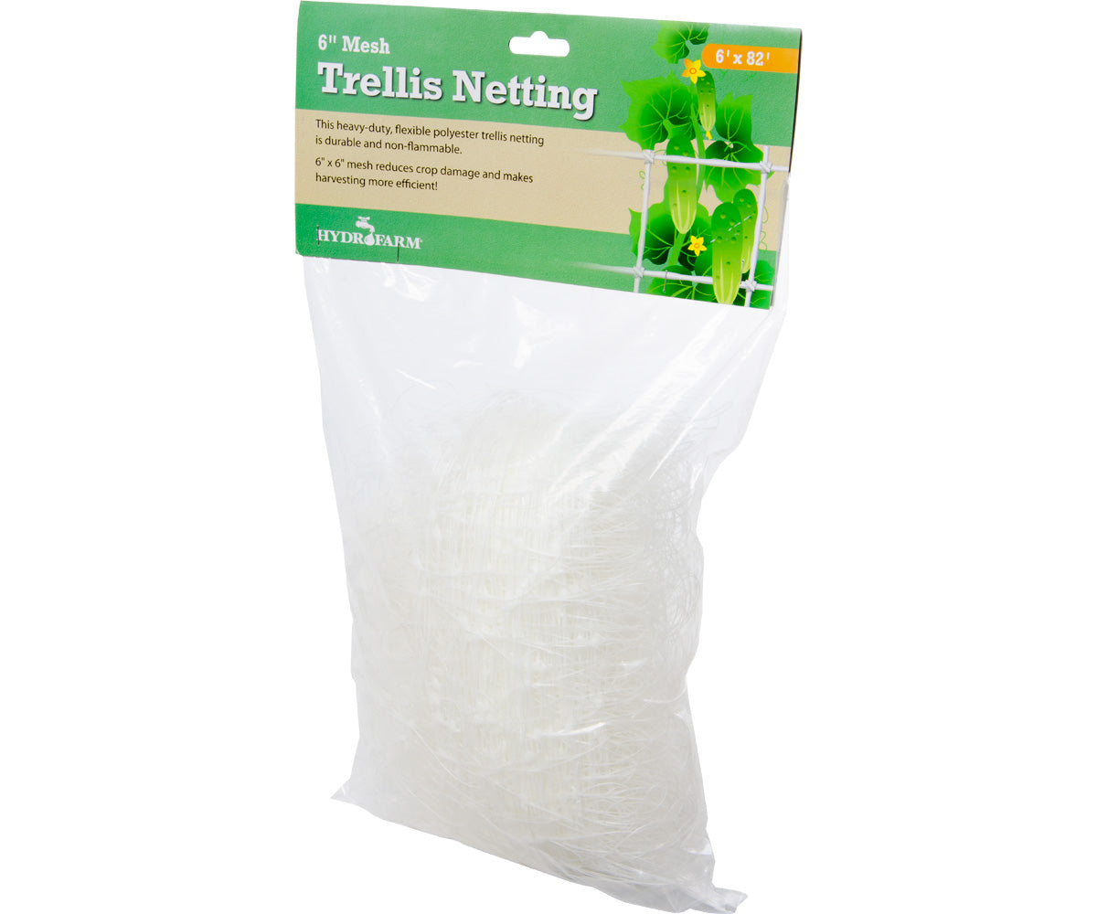 Hydrofarm Trellis Netting 6" Mesh, non-woven, 6' x 82'