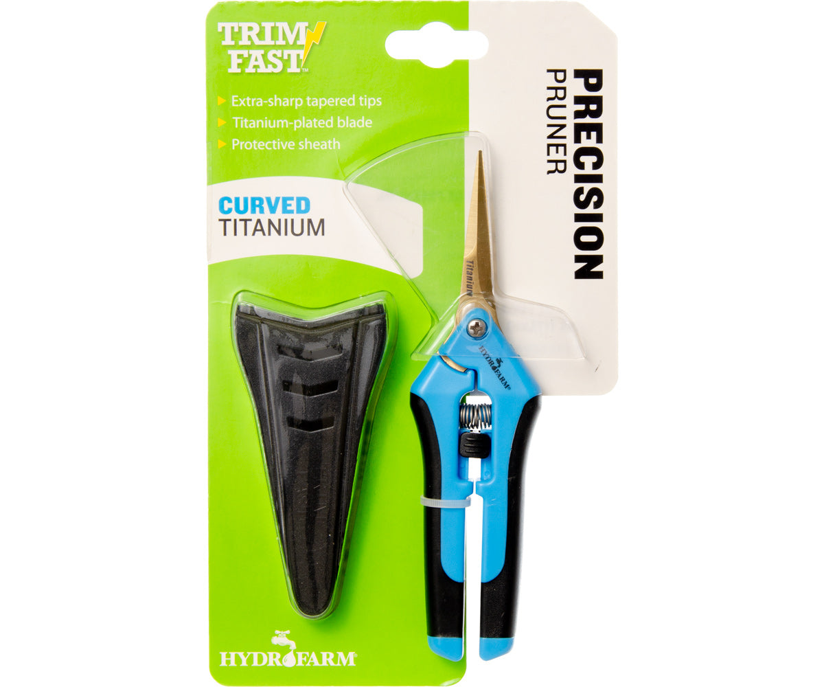 Trim Fast by Hydrofarm Titanium Precision Curved  Blade Pruner