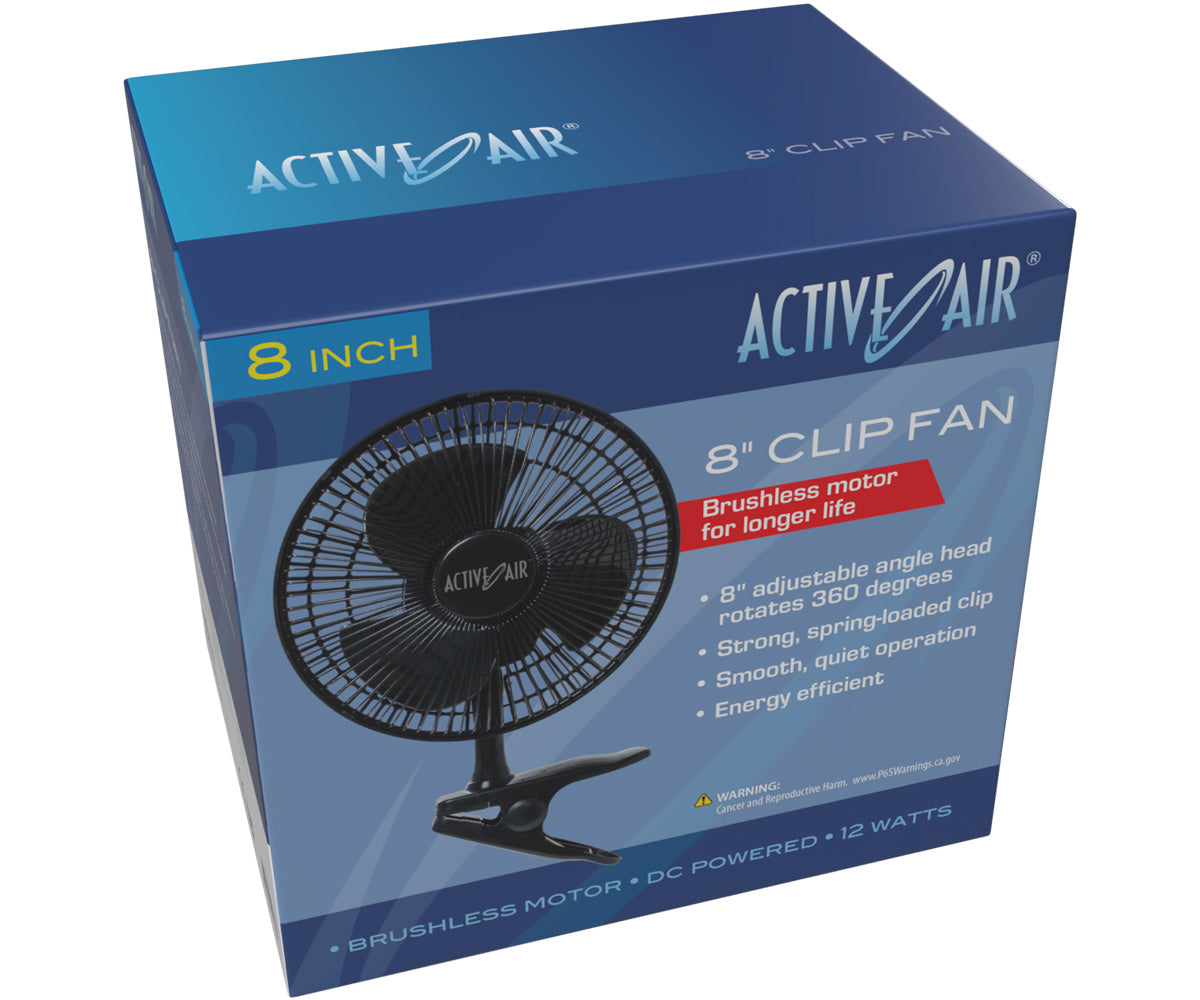Active Air Active Air 8in Clip Fan, 10W (12/cs)