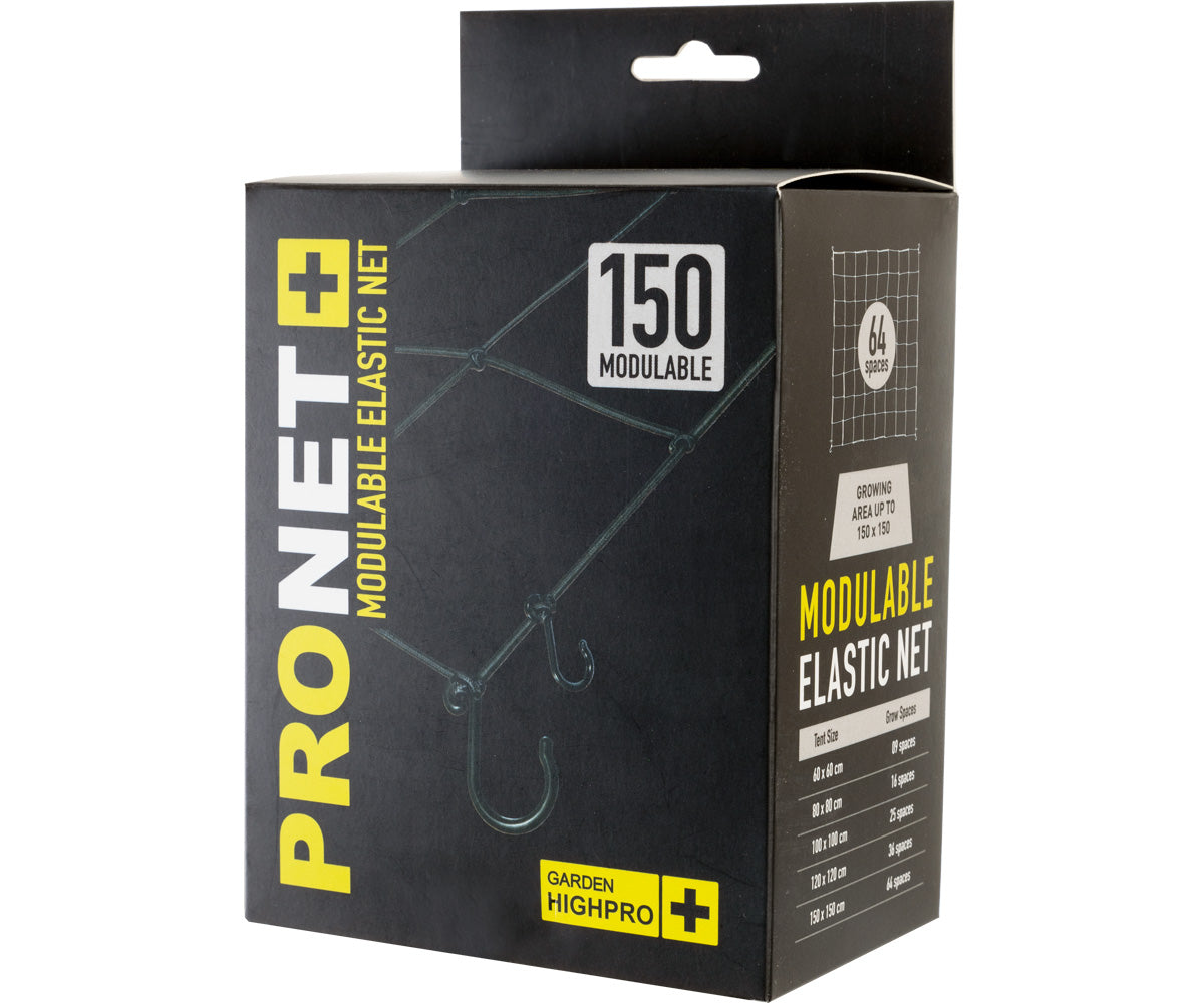 Garden HighPro PRONET 150, Modulable Grow Tent Trellis Net, 5'x5' to 2'x2'