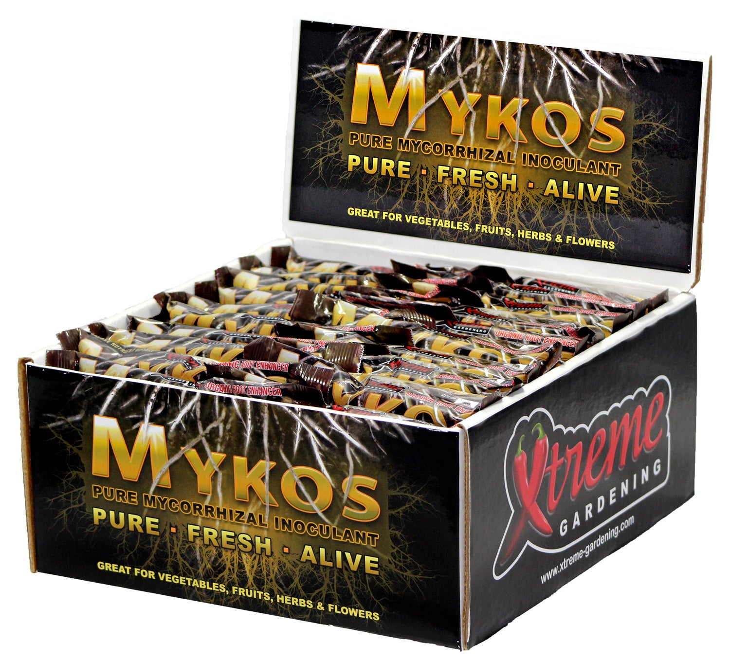 Xtreme Gardening / RTI MYKOS Pure Mycorrhizal Inoculum 100g, case of 60