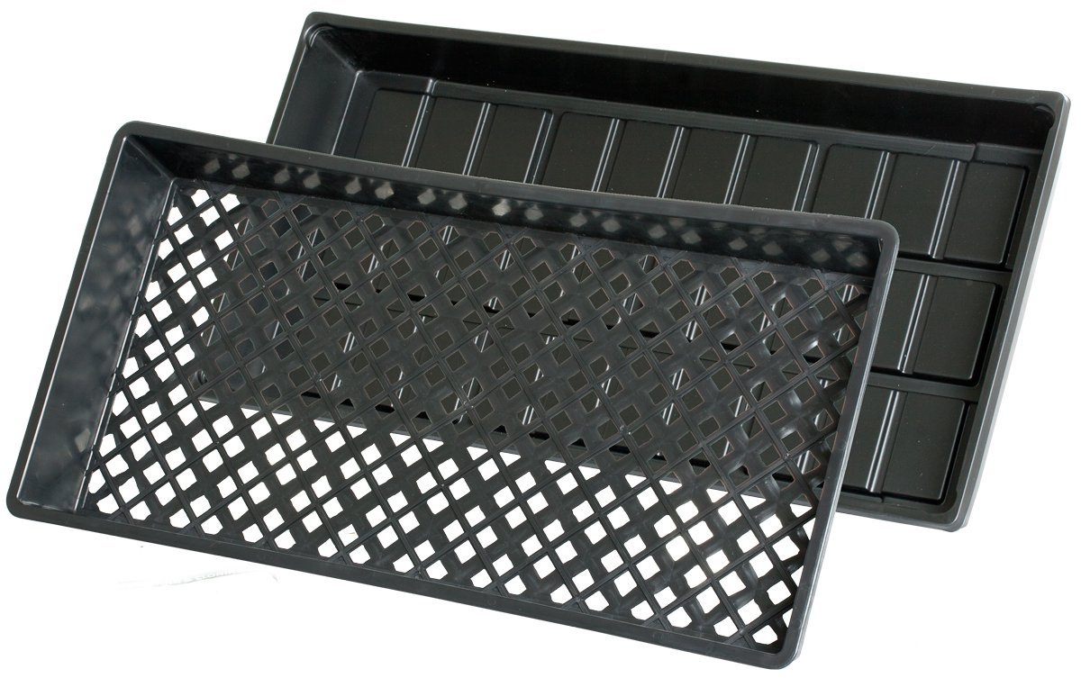 Hydrofarm Cut Kit Tray 10x20" w/ Mesh Tray, case of 50
