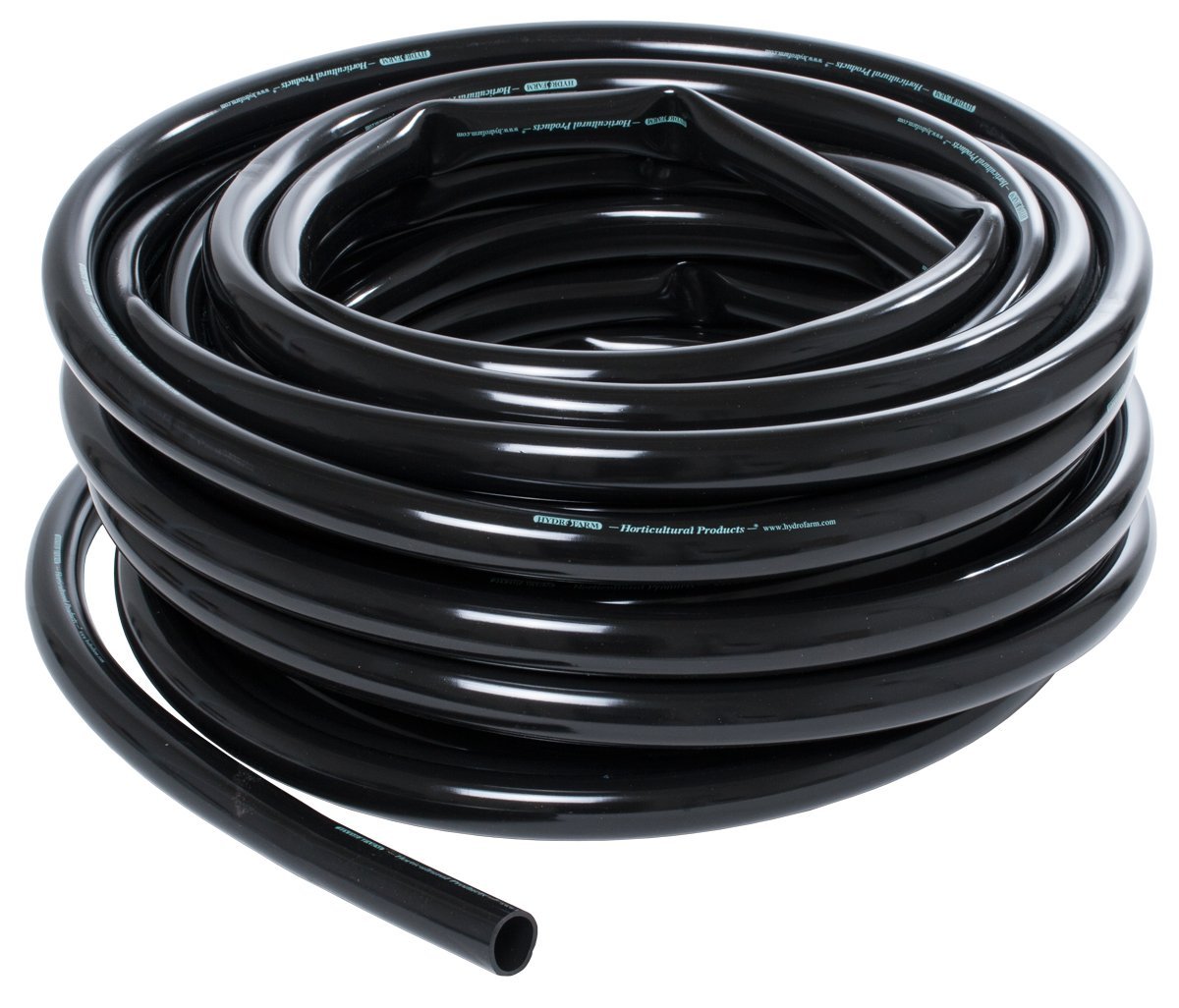 Hydrofarm Active Aqua 1"ID Black Diameter Vinyl Tubing 100'