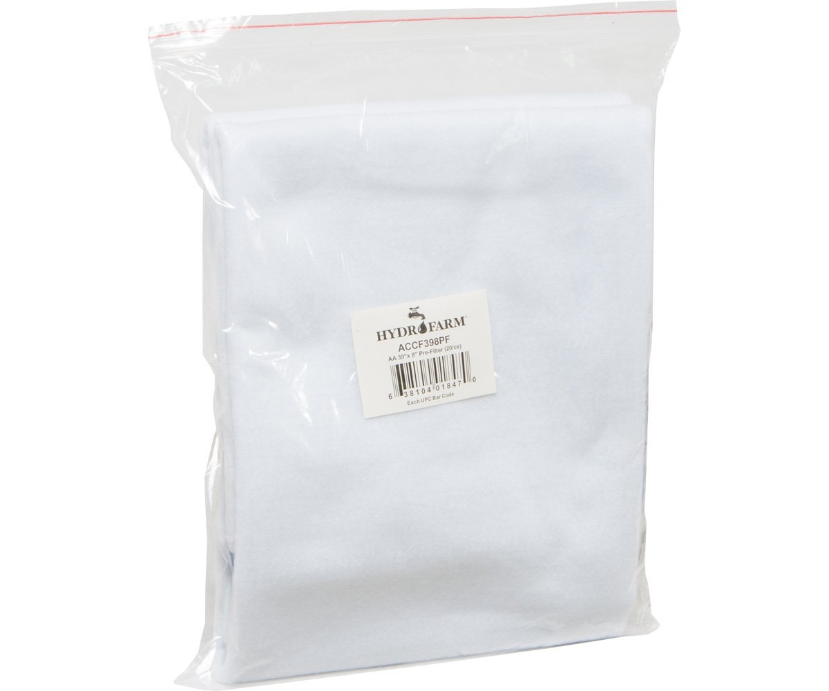 Hydrofarm Active Air Pre-Filter for ACCF398, 8" x 39"