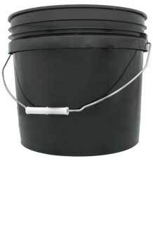 Hydrofarm 3 gal Black Bucket