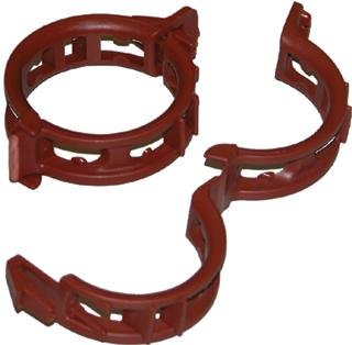 Grodan Twine Clips Mega 25mm Terracotta, Pack of 100