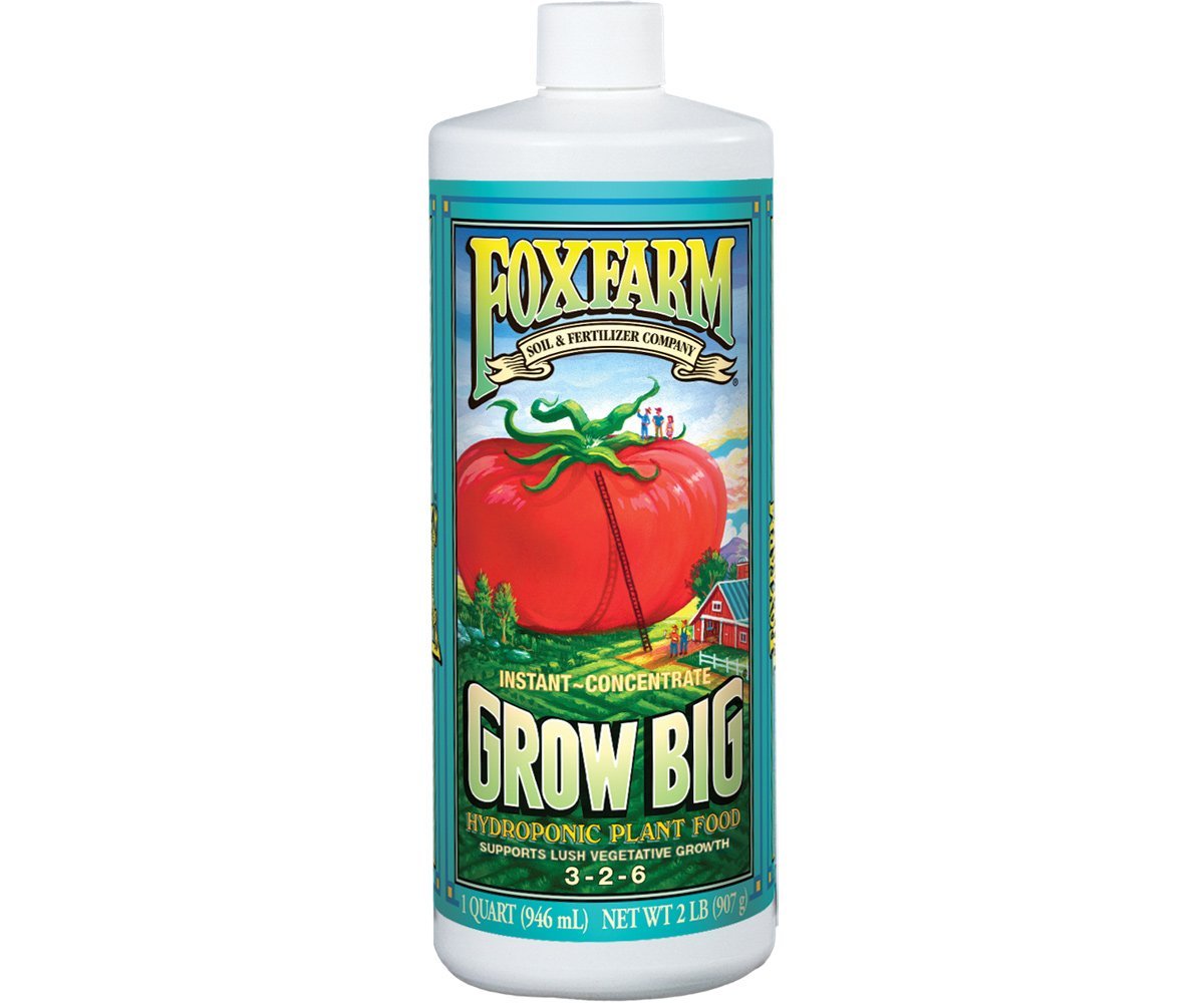 FoxFarm Grow Big Hydro Liquid Concentrate, 1 qt