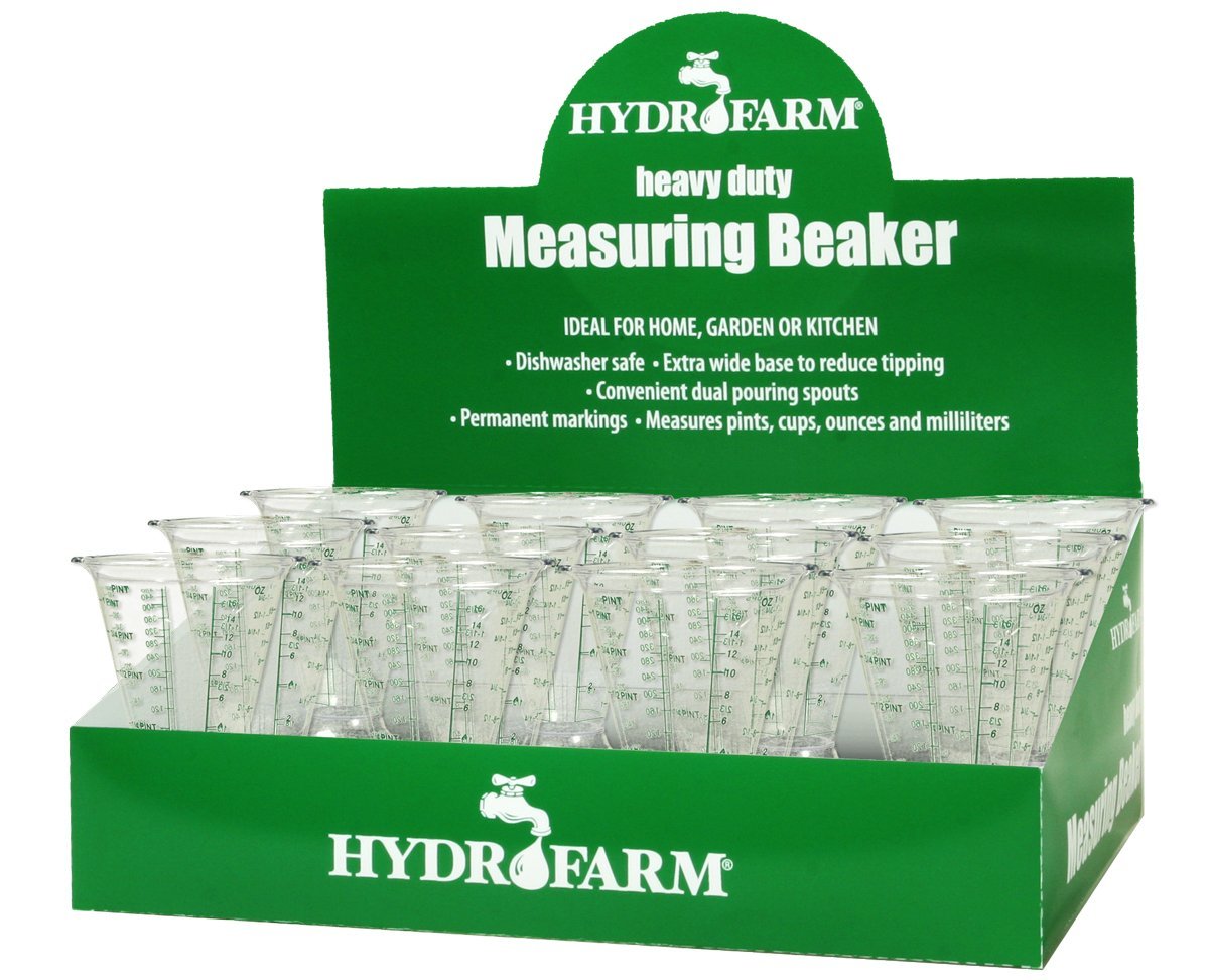 Hydrofarm Hydrofarm Measuring Beaker, case of 12