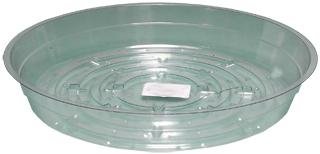 Hydrofarm Clear 8 inch Saucer, pack of 25